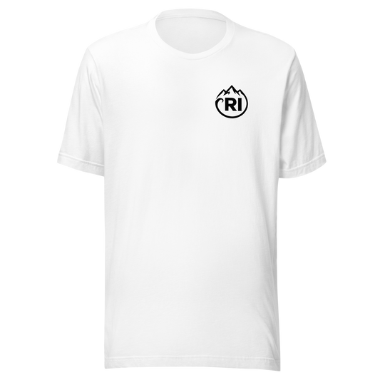 White HQ — left-chest RI logo